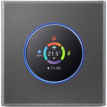 Termostato WiFi Intelligente, Regolatore di Temperatura, Pulsante Programmabile Settimanale, App Mobile, Controllo Vocale, Compatibile con