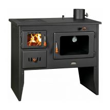 Prity - Termostufe Stufa a Legna Fornello Boiler Forno Ghisa Top Solido W12 16kw