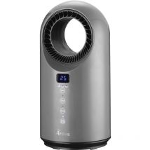 Ardes - AR4P04RG cyclop gray Termoventilatore Ceramico Bladeless Oscillante 1500W, Termoventilatore Senza Pale Programmabile Timer 12 Ore,