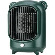 DK - Termoventilatore ceramico portatile con oscillazione automatica, termoventilatore ceramico con oscillazione ptc, per camera da letto, studio,