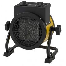 Termoventilatore in ceramica, riscaldatore elettrico, 2 livelli, riscaldatori orientabili, riscaldatore radiante, termostato regolabile, maniglia per