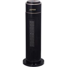 Zephir Termoventilatore Torretta Ceramica Nero