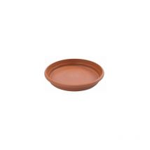 Plat d'Injection pour Pot Terra 16cm Terre Cuite - Plastiken
