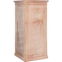 Terracotta Pylon Vase 100% Made In Italy Vollständig Handgefertigt