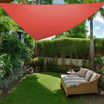 Green Bay - Terracotta Sun Shade Sail Garden Patio Sunscreen Awning Canopy 98% uv Block Outdoor Triangle 5x5x5m