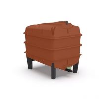 Tiger Wormery - Terracotta – Worm Composter Including Worms – 2 Tray