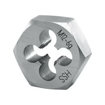 Terraja hexagonal, hilo métrico, hilo : M20, Pas 2,50 mm, Cote s/planas x altura 41 x 18 mm