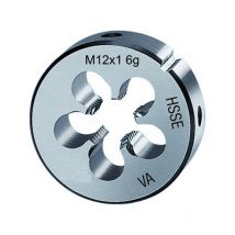 Terraja rosca métrica fina, hss-e, hilo : M10, Pas 1,25 mm, ø exterior x altura 30 x 11 mm