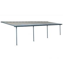 Palram - Canopia Aluminium Terrassenüberdachung Feria Anthrazit 295x915x305 cm
