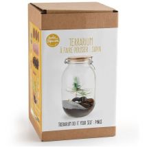 Terrarium à faire soi même - Sapin de Noël et Ours blanc