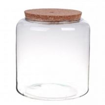 Terrarium en verre transparent Mia 19x20 cm
