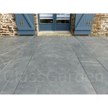 Terrasse ardoise 80x80 - 15 M² - 24 dalles