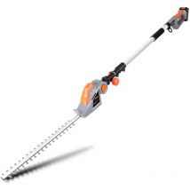 Terratek 20V Li-ion 2.4m Cordless Electric Hedge Trimmer Cutter 1 Hour Charge