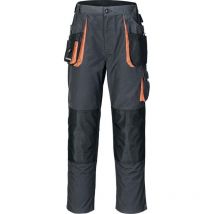 Herrenhose Größe 46 dunkelgrau/schwarz/orange