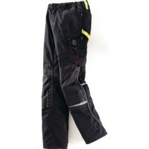 Pantalon à ceinture Workwear taille 50 noir/limette 65 % pes / 35 % co
