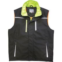 Herren Berufsweste Terrax Workwear Gr.XXL schwarz/limette