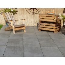 Classgarden - Terraza porcelánico efecto Hormigón Gris - 1 baldosa