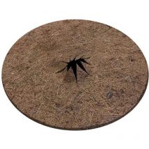 Terre Jardin - Set mit 2 Kokos-Mulchscheiben aus Naturfasern Braun 40 cm