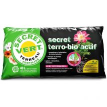 Secret Vert - Terreau bio actif 40 litres Lot de 5