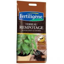 Terreau de Rempotage Sac de 6 Litres - Fertiligène