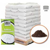 Terreau fleurissement prêt à l'emploi 10 sacs 50 l bacs de plantes - PRO413-10x50