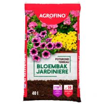 Terreau jardinières Agrofino 50 jours de nutrition 40L