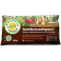Secret Vert - Terreau Lombricompost Régénérant 20 Kg