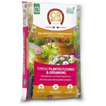 Or Brun - Terreau plantes fleuries et geraniums OBRTGER20N - 20 l