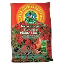 Terriccio per Gerani 20 Litri – Substrato per Piante Fiorite – Nutrienti Equilibrati – Alta Qualità