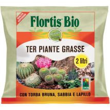 Terriccio per piante grasse 2L cura piante interno esterno - Flortis