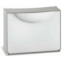 Meuble à Chaussures Modulable Blanc - 51 x 19 x 39 Cms