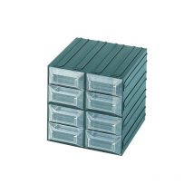 BoA te de rangement pour petites piA ces en A ponge Vision 15 avec 8 compartiments A tiroirs