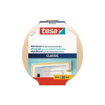 Cinta de crepé de pintor ligeramente rizada longitud 50 mm a