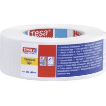 Tesa - 60101-00002-00 Ruban adhésif toilé Professional blanc (l x l) 90 m x 48 mm 1 pc(s)