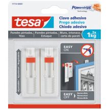 Tesa - Clous adhésifs jusqu'à 1kg mur peint 77774