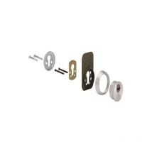 Tesa Assa Abloy - Escudo Cilindro E800 Laton Pulido Alta Seguridad Tesa