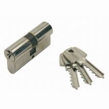 Vernickelter T5C-Zylinder tesa 80mm (40+40) - MV3 variure 78565B - T5C04040N