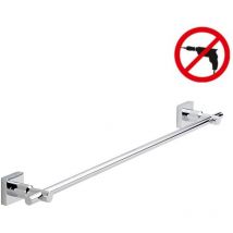 Tesa - Hukk Porte-serviettes, pose facile sans perçage, Chrome (40252-00000-00)