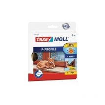 Tesa - joint d'étanchéité en caoutchouc profil p - autocollant - pour fenêtre, porte, fenêtre - isolation contre le froid - 9 x 5,