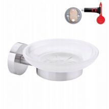 tesa MOON 40310-00000-00 Porte-savon argent, blanc (satiné) Q159172