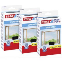Standard 55672-00500-00 Moustiquaire pour fenêtre (l x h) 1300 mm x 1500 mm blanc 3 pc(s) - Tesa