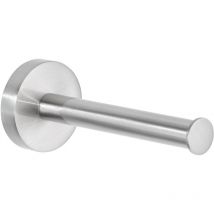 Nooblesse Porte-rouleau de rechange pour papier toilette, chromé - pour montage mural sans perçage, solution adhésive incluse - 50 mm x 50 mm x 125