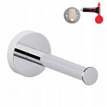 Tesa - smooz support pour rouleaux de papier toilette de (chromé, avec klebel ösung, force de retenue haut (jusqu'à 6 KG), 50 MM x