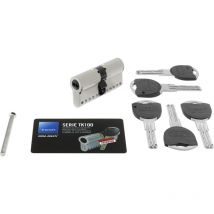 Tessa Assa Abloy TK154040N Cilindro ad alta sicurezza, nichelato, 40 x 40 mm
