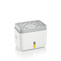 900756 Dispenser Per Detersivo Con Portaspugna, Linea Puro - Tescoma