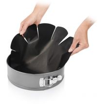 Carta da Forno Riutilizzabile, Tessuto, Nero, Unica - Tescoma