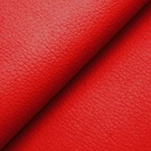 Tessuto Ecopelle Idrorepellente Pelle Sintetica Morbida Rivestimento Poltrone Sedute Rosso - 140x160 cm