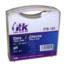 Fast Test Kit Cloro Libre, Total Y Ph. Ftk-101. 102077.