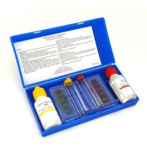 Test kit cloro/ph con gocce per piscina