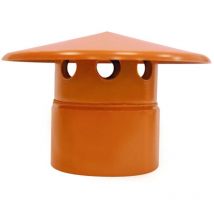 Testa esalatore in pvc : Colore - 'Tegola' - ral 8023, Diametro - 110